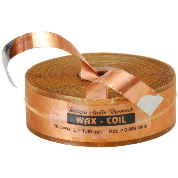 Main product image for Jantzen 8630 1.0mH 16 AWG Copper Foil Wax Coil 255-515